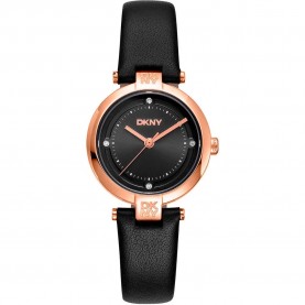 часовник,часовници,dkny,essential,mini,28,mm,watch,black,black,mineral,(golden)
