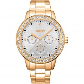 часовник,часовници,dkny,parsons,multi,glitz,40,mm,watch,yellow,gold,silver,grey,mineral,(golden)