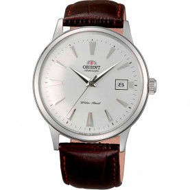 часовник,часовници,orient,watches,classic,bambino,v2,41,mm,watch,brown,light,grey,mineral,(silver)