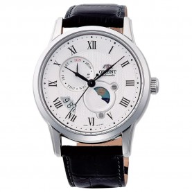 часовник,часовници,orient,watches,classic,sun,&,moon,43,mm,watch,silver