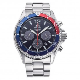 часовник,часовници,orient,watches,mako,solar,chrono,43,mm,watch,silver,(silver,grey,night,blue,sapphire)