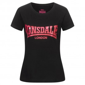 тениска,дамски,тениски,lonsdale,cartmel,short,sleeve,t,shirt,black,(black,pink)
