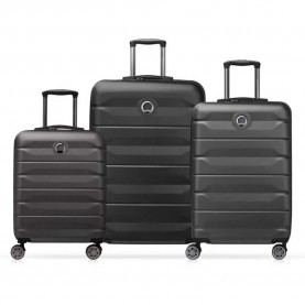 куфари,delsey,set,air,armour,(s.,m,y,l),99l,trolley,bag,black