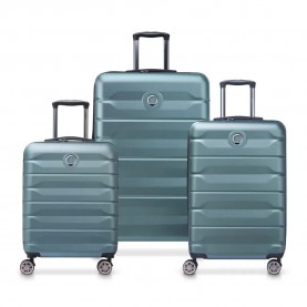 куфари,delsey,set,air,armour,(s.,m,y,l),99l,trolley,bag,green