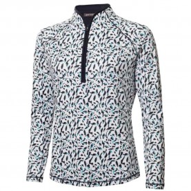 тениска,дамски,тениски,green,lamb,ona,zip,neck,printed,woman,long,sleeve,t,shirt,white,(arielli,print)