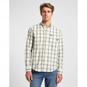 риза,с,дълъг,ръкав,мъжки,ризи,lee,button,down,long,sleeve,shirt,beige,(ecru)