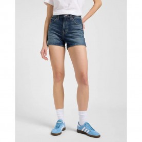къси,панталони,дамски,панталони,lee,carol,denim,shorts,dark,retreat,(blue)