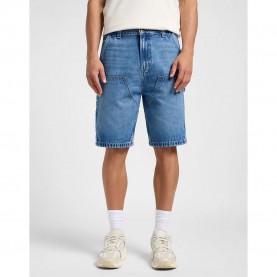 къси,панталони,мъжки,панталони,lee,dbl,knee,carpenter,denim,shorts,blue