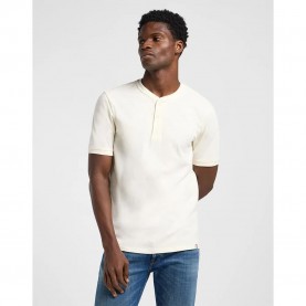 тениска,мъжки,тениски,lee,henley,shirt,short,sleeve,t,shirt,ecru,(beige)