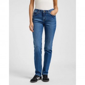 дънки,дамски,панталони,lee,marion,straight,fit,jeans,blue,(hyper,mid)