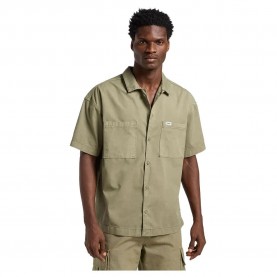риза,с,къс,ръкав,мъжки,ризи,lee,mechanic,short,sleeve,shirt,green