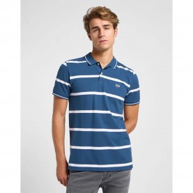 блуза,с,яка,мъжки,блузи,с,яка,lee,pique,short,sleeve,polo,orion,stripe,(blue)