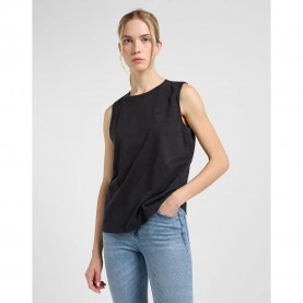 тениска,дамски,тениски,lee,plain,muscle,sleeveless,t,shirt,unionall,black,(black)