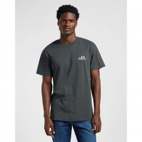 тениска,мъжки,тениски,lee,regular,logo,short,sleeve,t,shirt,washed,black,(grey)