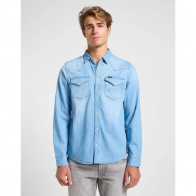 риза,с,дълъг,ръкав,мъжки,ризи,lee,regular,western,long,sleeve,shirt,blue,(starlight,wash)
