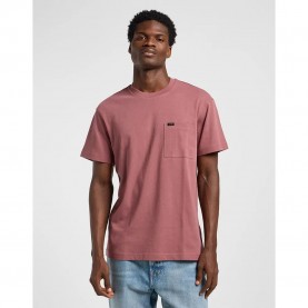 тениска,мъжки,тениски,lee,relaxed,pocket,short,sleeve,t,shirt,henna,(pink)