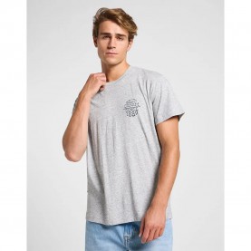 тениска,мъжки,тениски,lee,relaxed,short,sleeve,t,shirt,grey,mele,(grey)