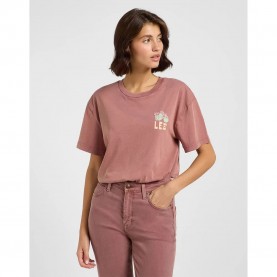 тениска,дамски,тениски,lee,vintage,short,sleeve,t,shirt,henna,(pink)