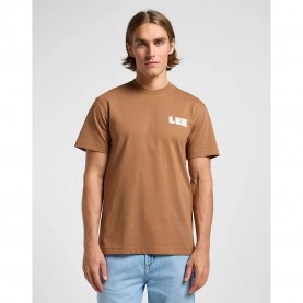 тениска,мъжки,тениски,lee,ww,graphic,short,sleeve,t,shirt,burlwood,(brown)