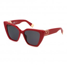Слънчеви очила Furla SFU879 Butterfly woman sunglasses - Red (Shiny Full Red) слънчеви,очила,слънчеви,очила,furla,sfu879,butterfly,woman,sunglasses,red,(shiny,full,red)