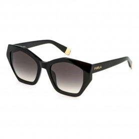 слънчеви,очила,слънчеви,очила,furla,sfu885,geometric,woman,sunglasses,shiny,black,(black)