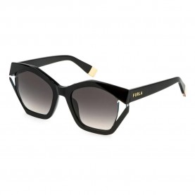 слънчеви,очила,слънчеви,очила,furla,sfu885v,geometric,woman,sunglasses,black,(shiny,black)