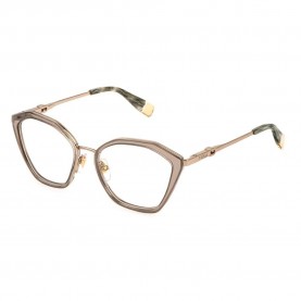 очила,furla,vfu831,geometric,woman,glasses,shiny,camel,(beige)