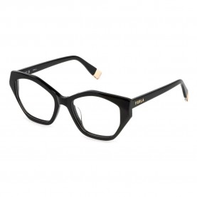очила,furla,vfu869,geometric,woman,glasses,shiny,black,(black)