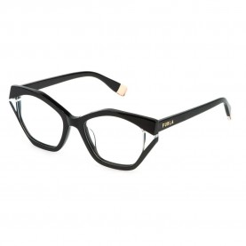 очила,furla,vfu869v,geometric,woman,glasses,black,(shiny,black)