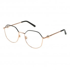 очила,furla,vfu870,geometric,woman,glasses,shiny,copper,gold,with,coloured,parts,(golden)