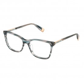 очила,furla,vfu874,square,woman,glasses,stripped,blue,grey,(grey)