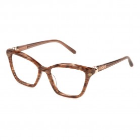 очила,furla,vfu876,square,woman,glasses,shiny,striped,brown,(brown)
