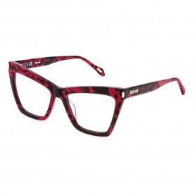 очила,just,cavalli,vjc138,square,woman,glasses,shiny,havana,fuxia,(pink)
