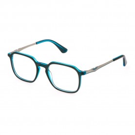 очила,police,origins,jr,10,junior,glasses,shiny,grey,top,full,blue,(blue)