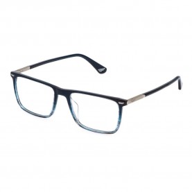 очила,police,vplq68,square,glasses,stripped,blue,grey,(blue)