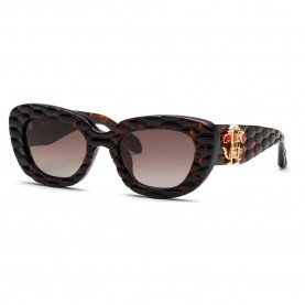 слънчеви,очила,слънчеви,очила,roberto,cavalli,src058s,geometric,woman,sunglasses,shiny,brown,yellow,havana,(brown)