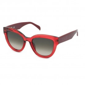 Слънчеви очила Tous STOC80 Butterfly woman sunglasses - Red (Corallo Trasparente) слънчеви,очила,слънчеви,очила,tous,stoc80,butterfly,woman,sunglasses,red,(corallo,trasparente)