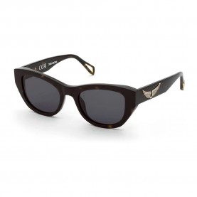 слънчеви,очила,слънчеви,очила,zadig&voltaire,szv459s,butterfly,woman,sunglasses,shiny,dark,havana,(brown)