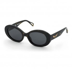 Слънчеви очила Zadig&voltaire SZV460 Oval woman sunglasses - Shiny Dark Havana слънчеви,очила,слънчеви,очила,zadig&voltaire,szv460,oval,woman,sunglasses,shiny,dark,havana