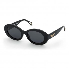Слънчеви очила Zadig&voltaire SZV460 Oval woman sunglasses - Black (Shiny Black) слънчеви,очила,слънчеви,очила,zadig&voltaire,szv460,oval,woman,sunglasses,black,(shiny,black)