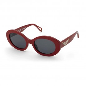 слънчеви,очила,слънчеви,очила,zadig&voltaire,szv460s,oval,woman,sunglasses,shiny,full,red,(red)