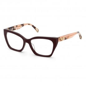 Zadig&voltaire VZV444 Square woman glasses - Shiny Full Brown очила,zadig&voltaire,vzv444,square,woman,glasses,shiny,full,brown
