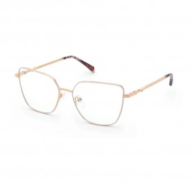 очила,zadig&voltaire,vzv449,square,woman,glasses,shiny,copper,gold,with,coloured,parts,(golden)