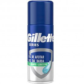 бръснене,gillette,sensitive,shaving,gel,75ml,clear,(blue)