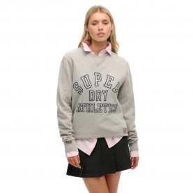 блуза,дамски,блузи,superdry,athletic,printed,pluse,size,sweatshirt,grey