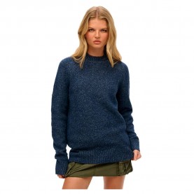 блуза,дамски,пуловери,дамски,плетени,дрехи,superdry,chunky,pluse,size,sweater,blue,(nautical,navy)