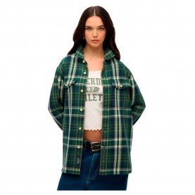яке,дамски,якета,и,палта,superdry,merchant,heavy,checked,pluse,size,jacket,green