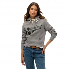 Суичър Superdry Super Athletics hoodie - Grey (Rock Dark Grey) суичър,дамски,блузи,superdry,super,athletics,hoodie,grey,(rock,dark,grey)