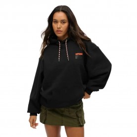 суичър,дамски,блузи,superdry,utility,sport,logo,pluse,size,hoodie,black