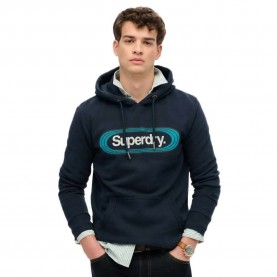 Суичър Superdry Vintage Trade Tab hoodie - Blue (Eclipse Navy) суичър,мъжки,пуловери,superdry,vintage,trade,tab,hoodie,blue,(eclipse,navy)